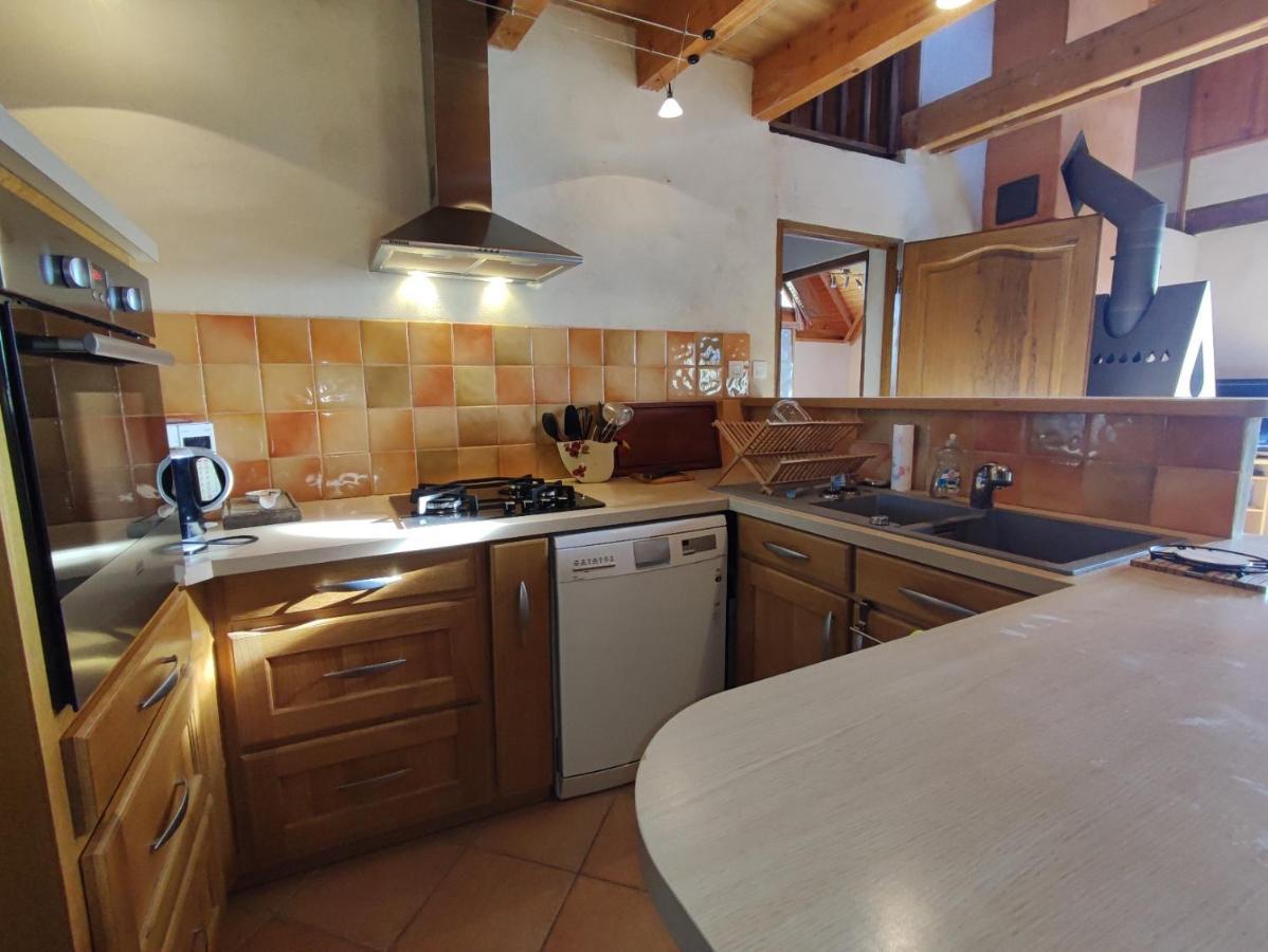 Chalet Mounette Ski Sauna Lac Embrun Puy-Sanieres Dış mekan fotoğraf