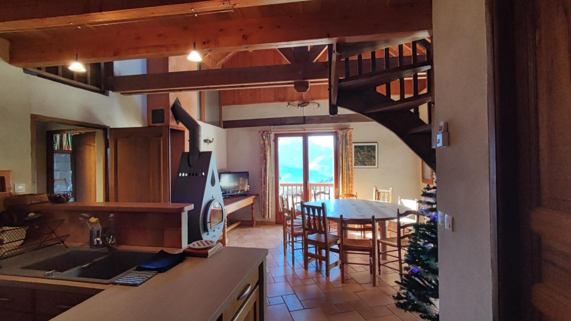 Chalet Mounette Ski Sauna Lac Embrun Puy-Sanieres Dış mekan fotoğraf